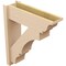 Ekena Millwork 8-in W x 26-in D x 30-in H Balboa Trad Rough Cedar Woodgrain TimberThane Outlooker, Primed Tan OUTUR080X26X30BOA04RCPR - alternate 4